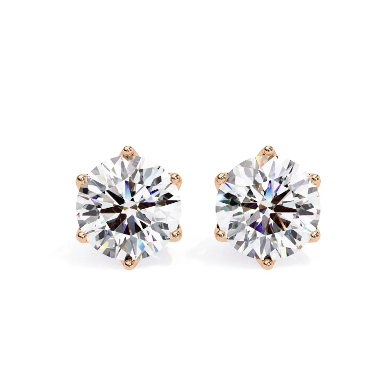 1.25 Ct  Lab Grown Diamond Earrings