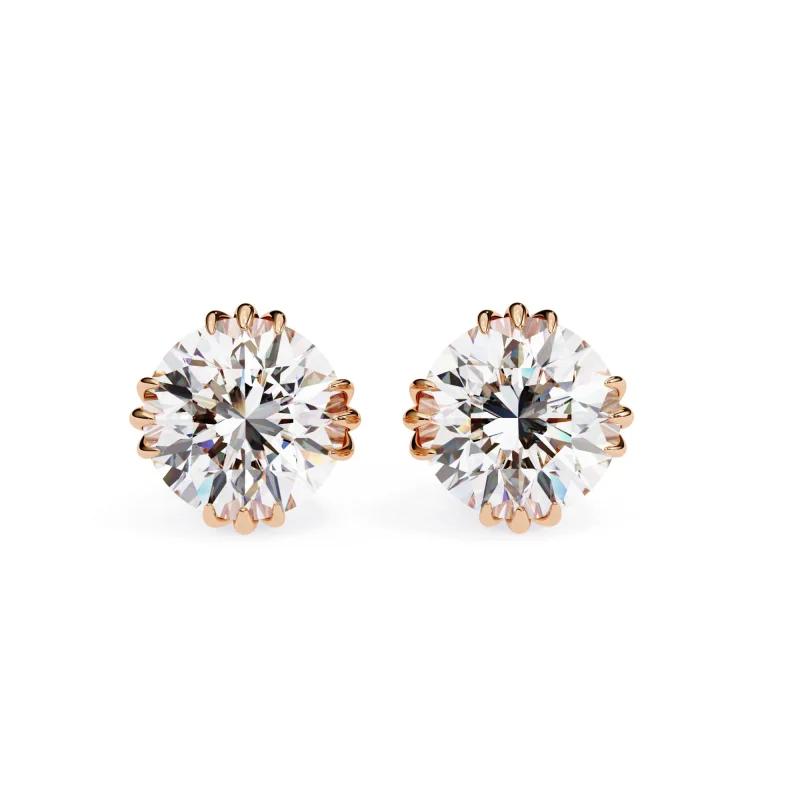 1.25 Ct  Lab Grown Diamond Earrings