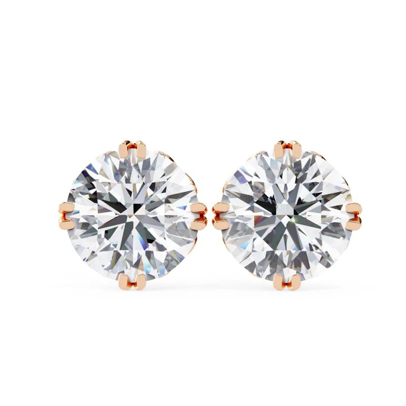 1.25 Ct  Lab Grown Diamond Earrings