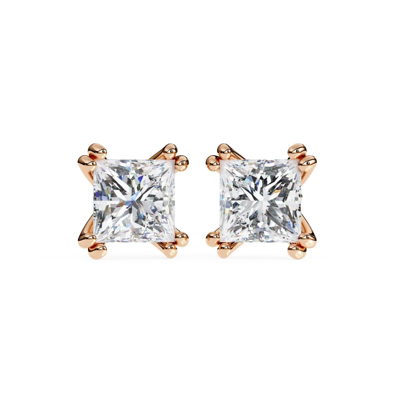1.5 Ct  Lab Grown Diamond Earrings