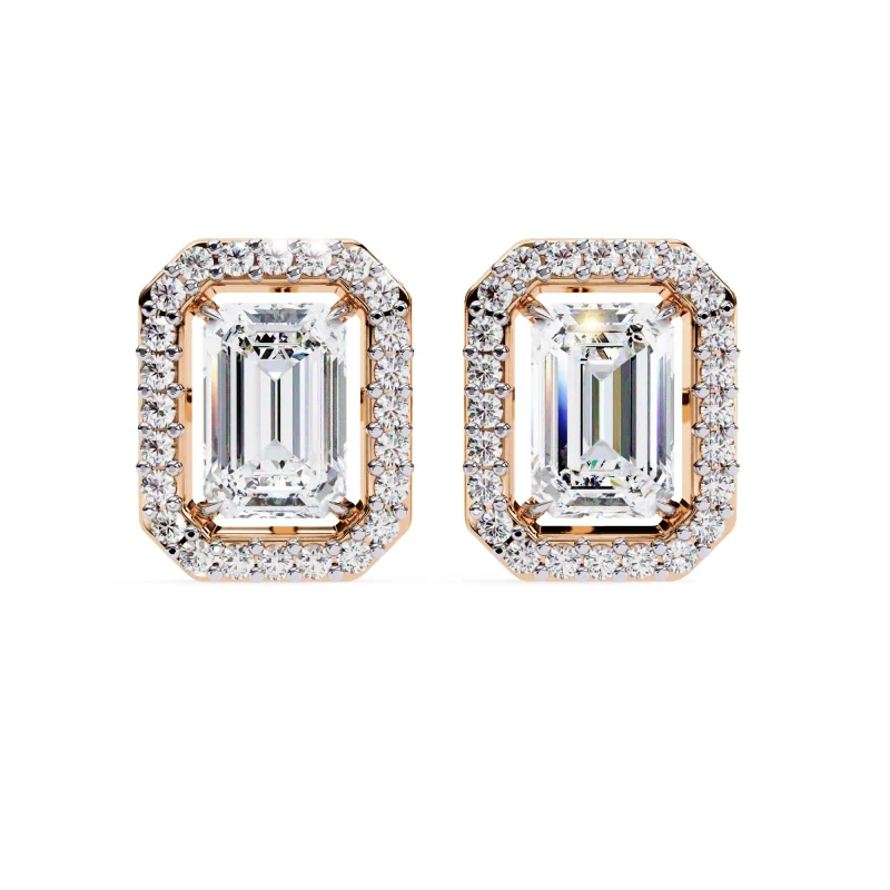 1 Ct  Lab Grown Diamond Earrings