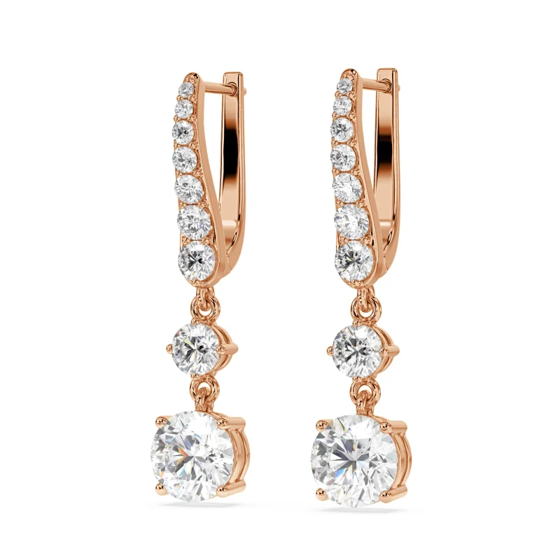 1 Ct  Lab Grown Diamond Earrings