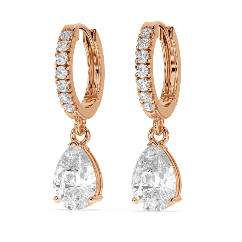 1.5 Ct  Lab Grown Diamond Earrings