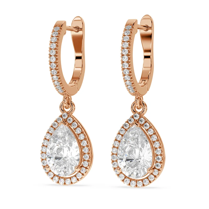 1.5 Ct  Lab Grown Diamond Earrings