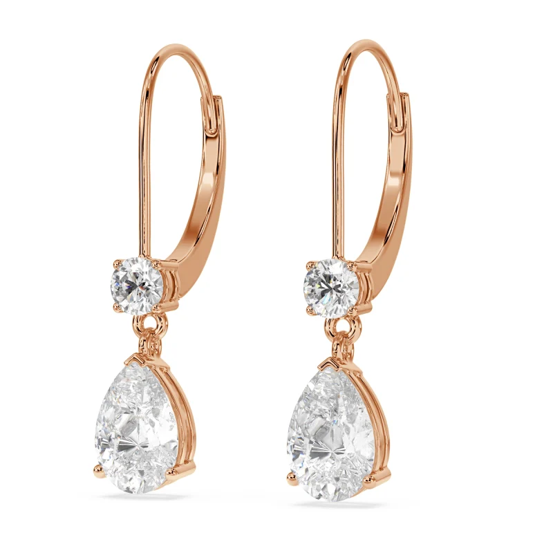 1.5 Ct  Lab Grown Diamond Earrings