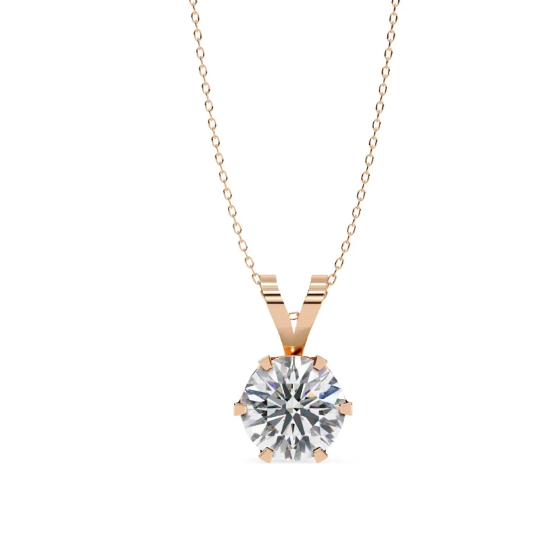 2 Ct  Lab Grown Diamond Pendant