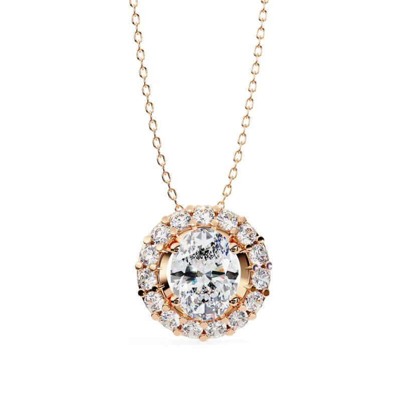 1 Ct  Lab Grown Diamond Pendant