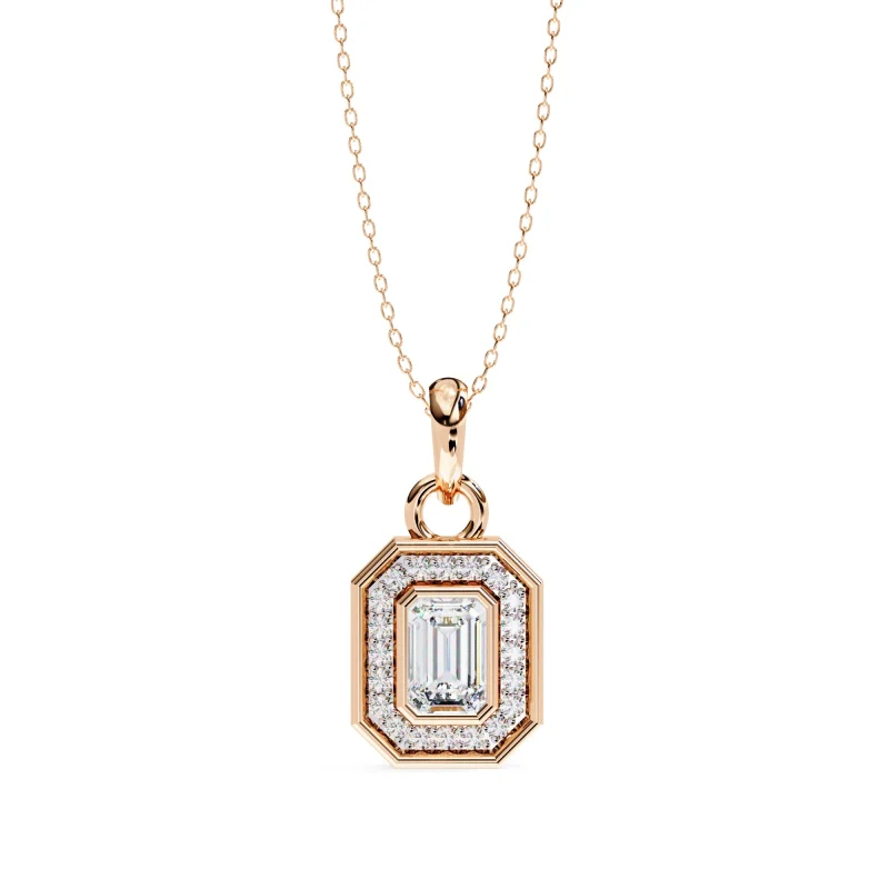1 Ct  Lab Grown Diamond Pendant