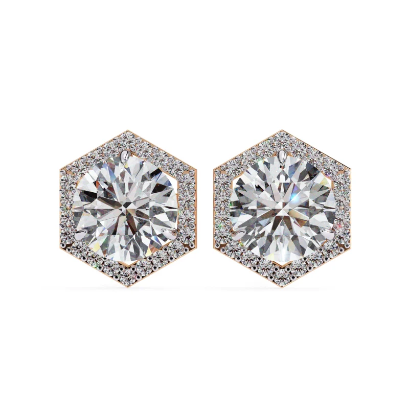 1 Ct  Lab Grown Diamond Earrings