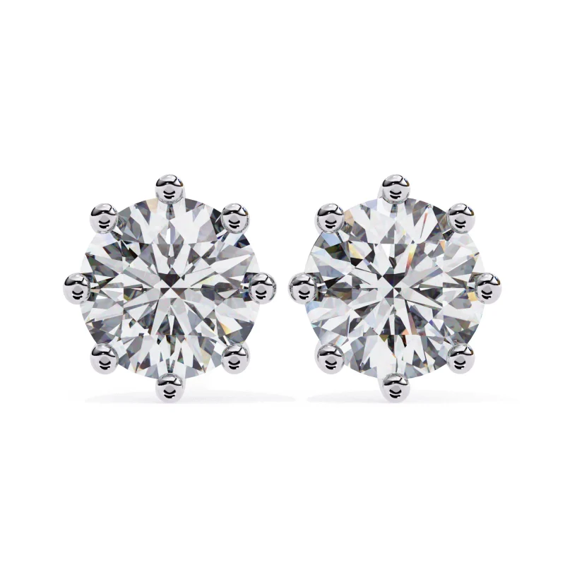 1.25 Ct  Lab Grown Diamond Earrings