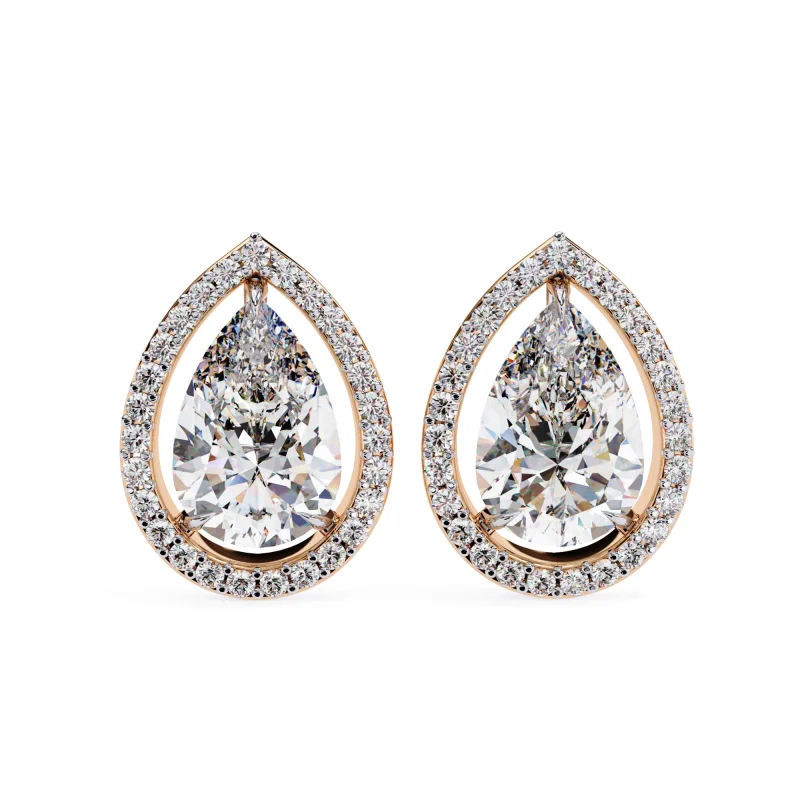 1 Ct  Lab Grown Diamond Earrings