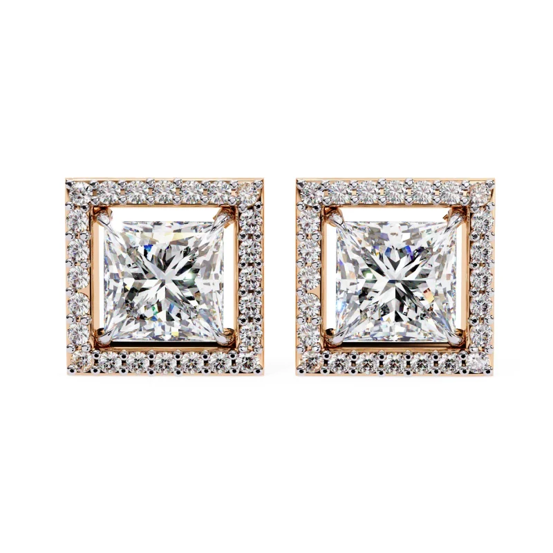 1 Ct  Lab Grown Diamond Earrings