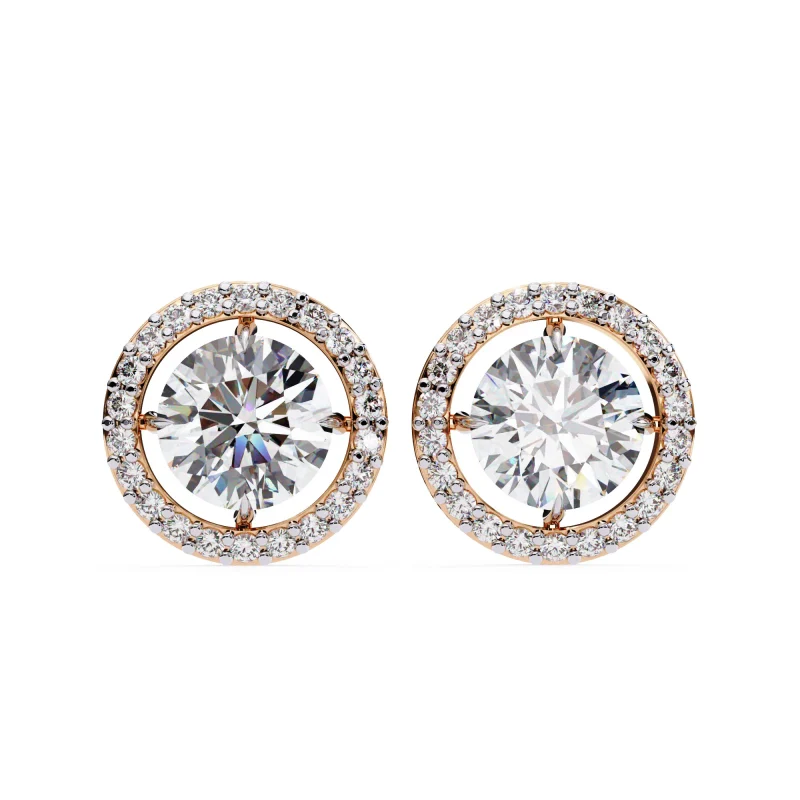 1 Ct  Lab Grown Diamond Earrings
