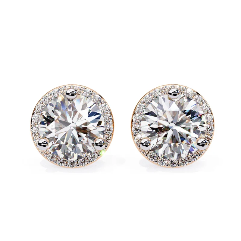 1 Ct  Lab Grown Diamond Earrings