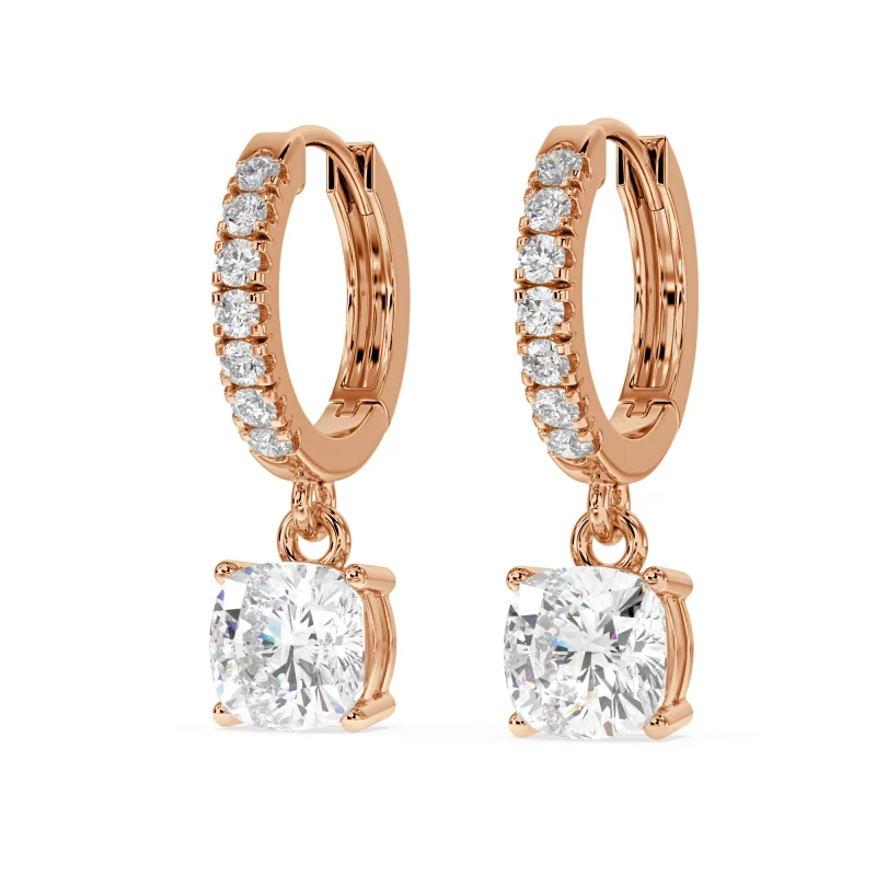 1.25 Ct  Lab Grown Diamond Earrings