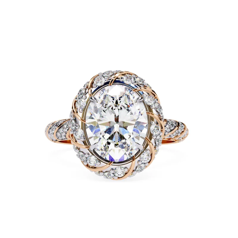 3 Ct  Lab Grown Diamond Ring