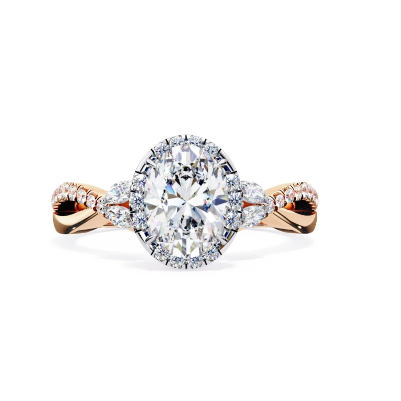 1 Ct  Lab Grown Diamond Ring