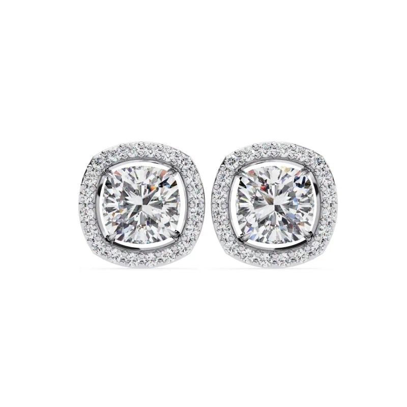 Cushion Brilliance Studs