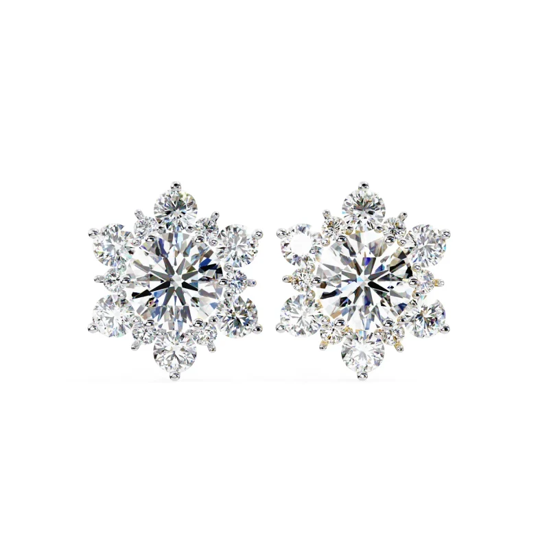 Snowburst Elegance Studs
