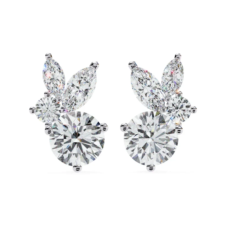 Marquise Whisper Studs