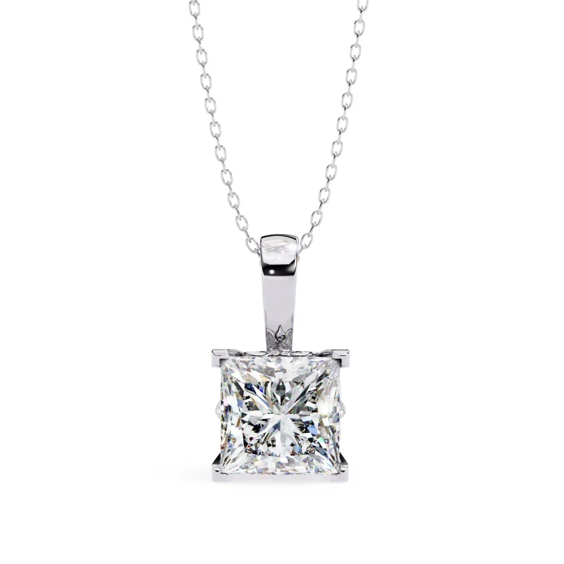 Radiant Solitaire Pendant