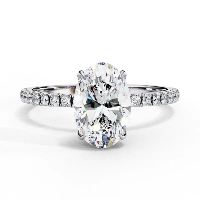 Oval Poise Ring