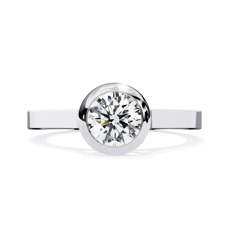 Golden Crest Bezel Ring