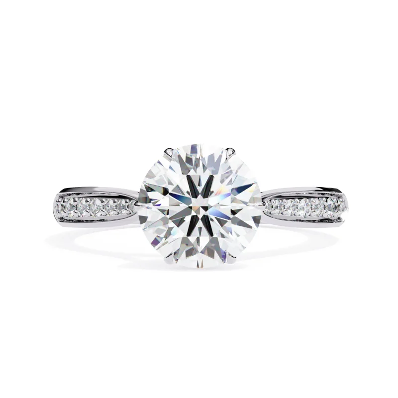 Minimal Radiance Princess Ring