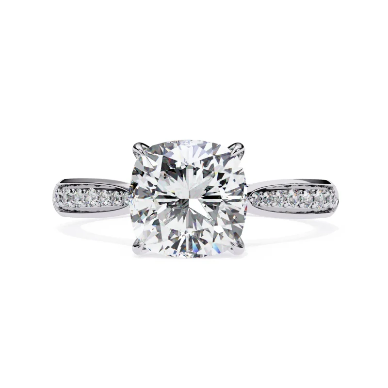 Cushion Pav Luxe Ring